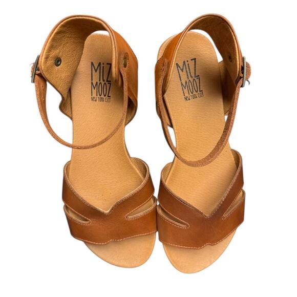 Miz Mooz Analise Ankle Strap Sandal Women Brandy Size EU 38 / US 7.5-8 - Picture 6 of 8